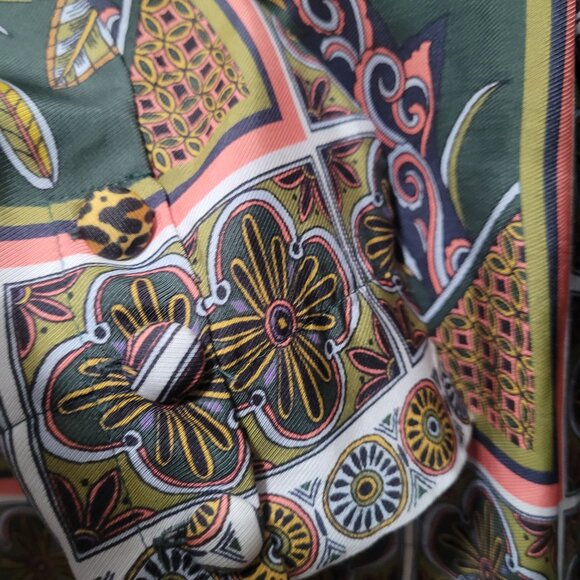 J.Crew Womens Top Size small Beautiful Leopard Jungle Bird - Picture 5 of 7